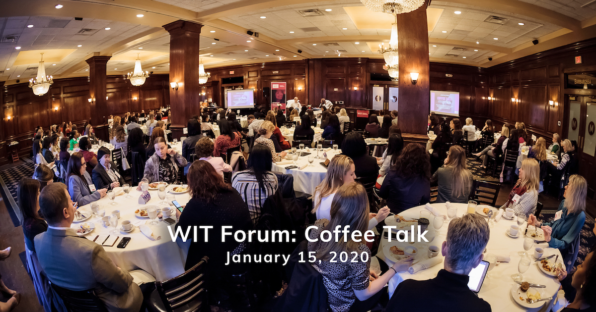 WIT Coffee Talk Forum 01/15/20